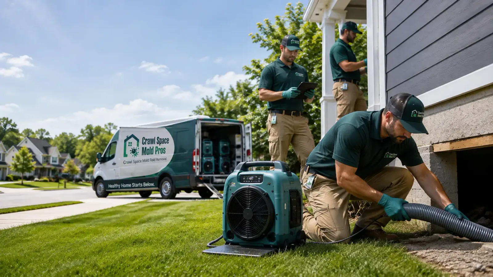 Crawl Space Mold Removal in Ruskin, NE